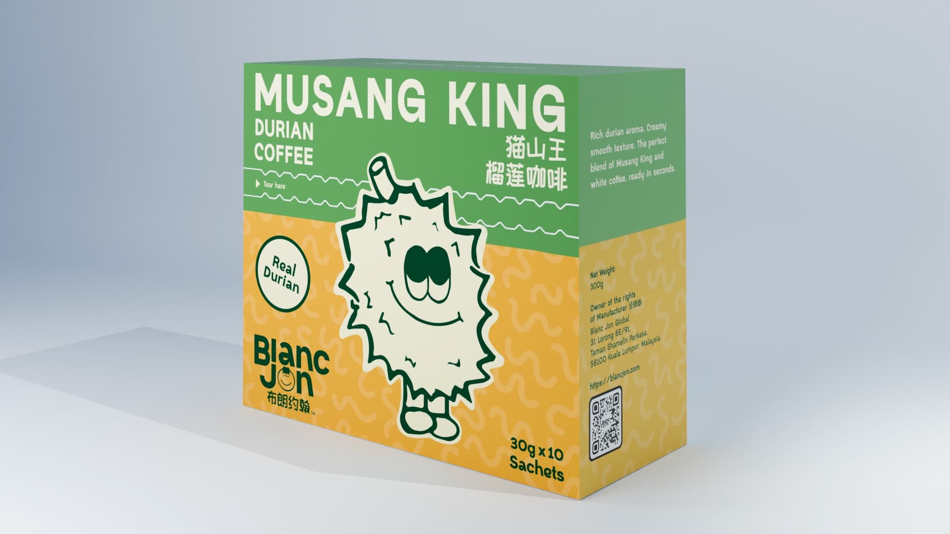 Musang King Durian White Coffee